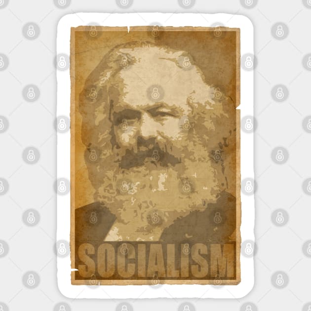 Karl Marx Socialism Sticker by Nerd_art